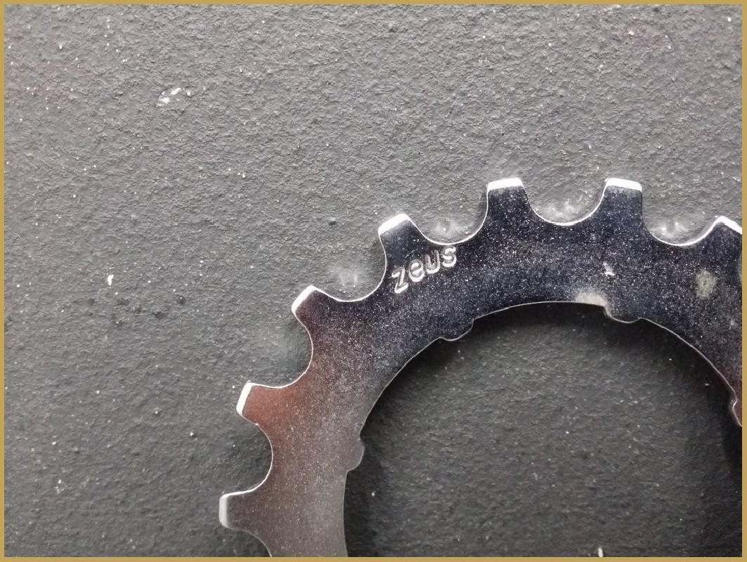 Sprocket OUR Type "ZEUS" 18d (Ref 80)