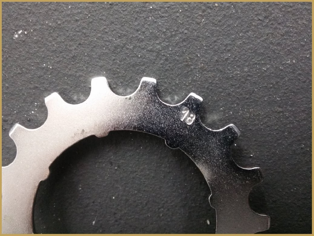 Sprocket OUR Type "ZEUS" 18d (Ref 80)