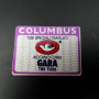 Sticker frame COLUMBUS GARA" NOS (Ref 01)