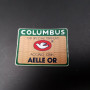 Sticker cadre "COLUMBUS AELLE OR" N.O.S