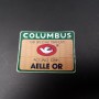 Sticker frame COLUMBUS AELLE or" OUR