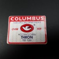 Sticker frame "COLUMBUS THRON" OUR