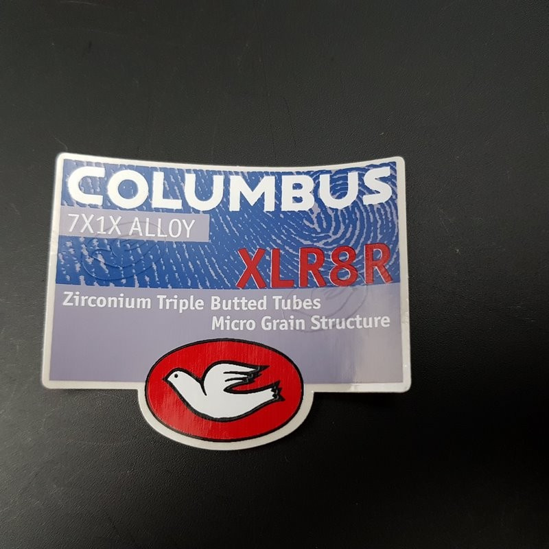 Adesivo telaio "COLUMBUS XLR8R" la NOSTRA