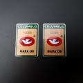 Stickers fork COLUMBUS GARA or" OUR