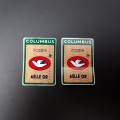 Stickers fourche "COLUMBUS AELLE OR" NOS