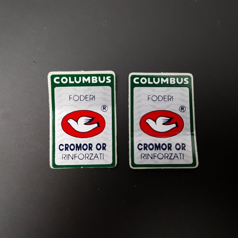 Stickers fork COLUMBUS CROMOR or" OUR