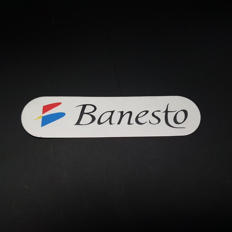 Pegatina marco de "BANESTO" NUESTRO
