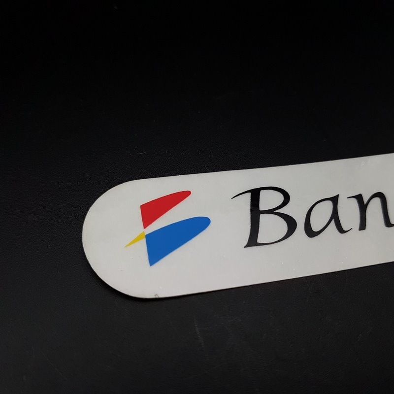 Pegatina marco de "BANESTO" NUESTRO