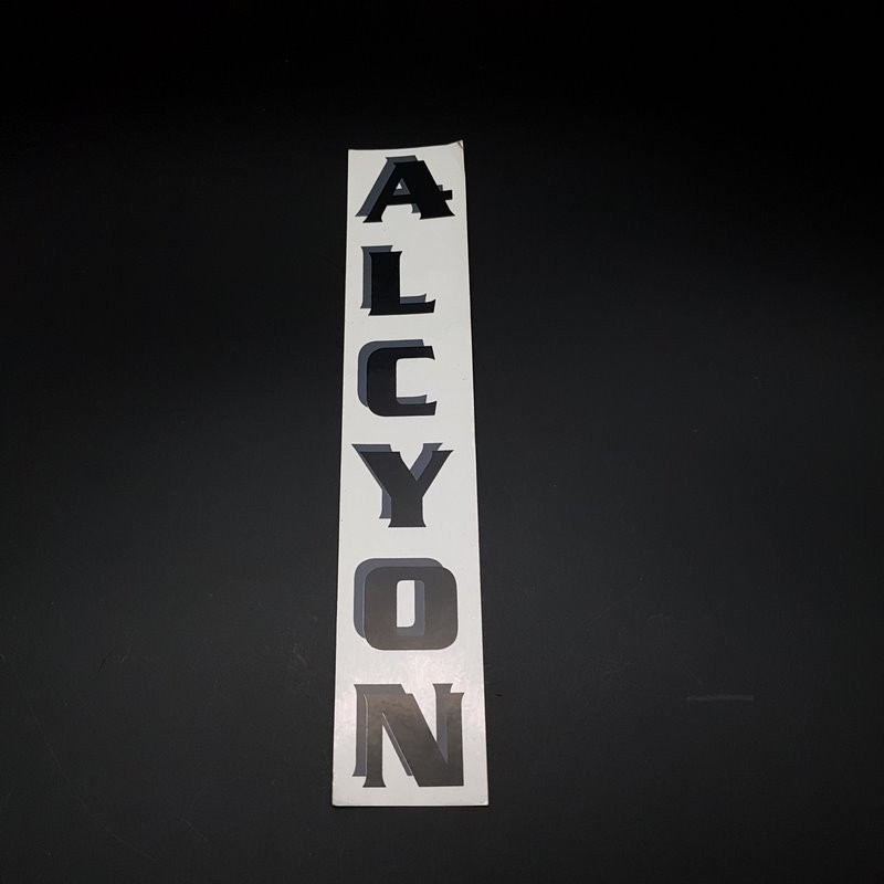 Pegatina "ALCYON" Vertical NUESTRO