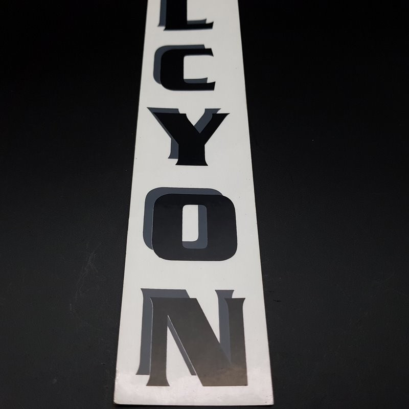 Pegatina "ALCYON" Vertical NUESTRO