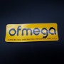 Sticker "OFMEGA" jaune NOS