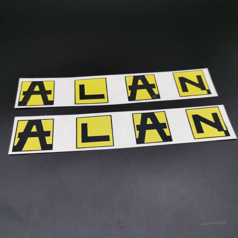 Sticker frame "ALAN Yellow" Horizontal " OUR