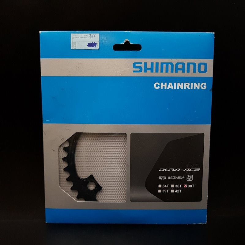 Plateau NOS "SHIMANO DURA ACE FC 9000" 38d (Ref 742)