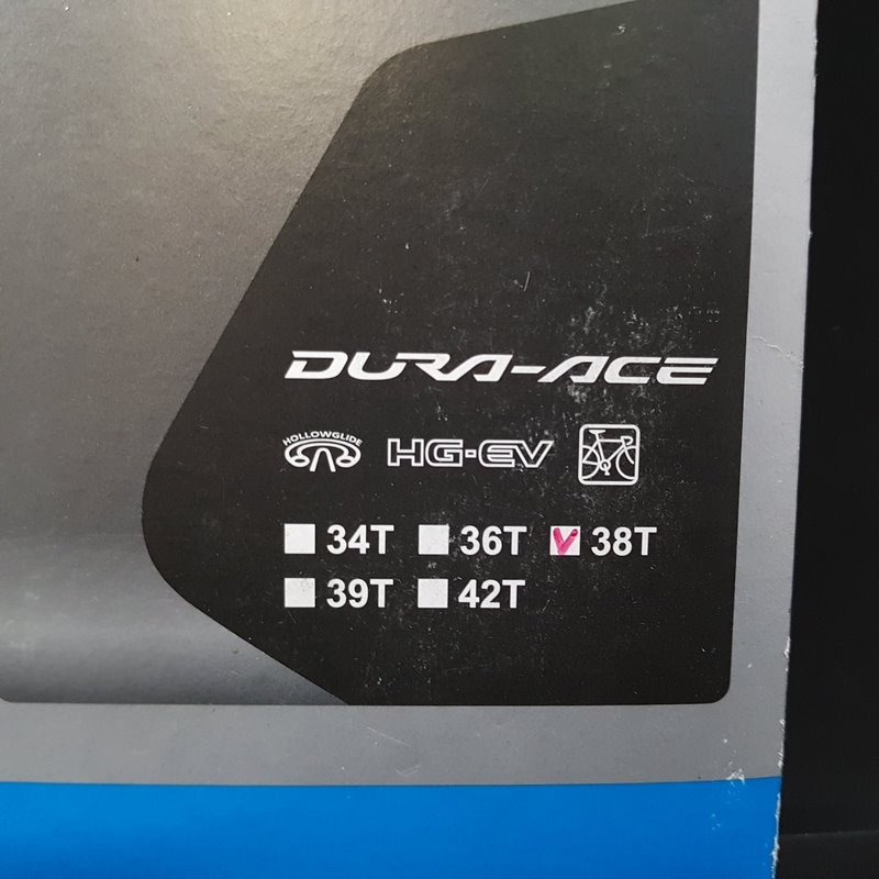 Plateau NOS "SHIMANO DURA ACE FC 9000" 38d (Ref 742)
