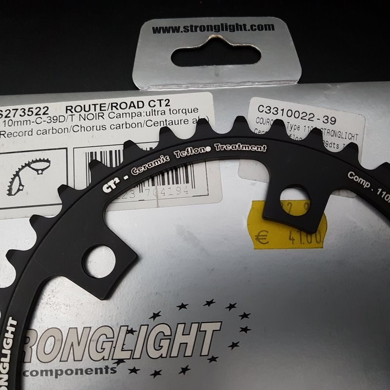 Altopiano NOS "STRONGLIGHT CT2 Campagnolo" 39d BCD 110C (Rif 773)