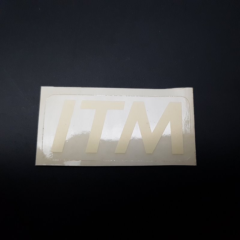 Sticker "ITM" N. O. S (Ref 02)