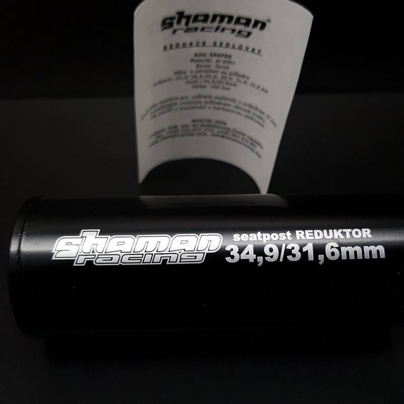 Réducteur Tige de selle "SHAMAN RACING 34.9/.1.6" N.O.S (Ref 01)