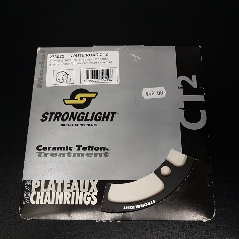 Kaffee-N. O. S "STRONGLIGHT CT2 Campagnolo ULTRA TORQUE-39d BCD 110 (Ref 958)