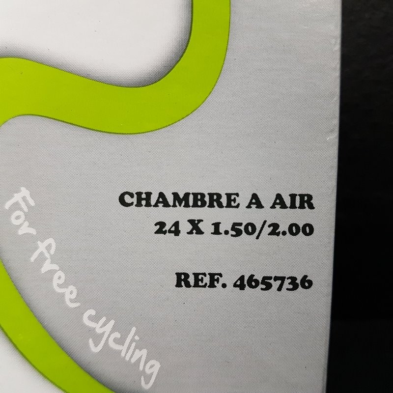 Inner tube "ATOO" 24" (Ref 14)