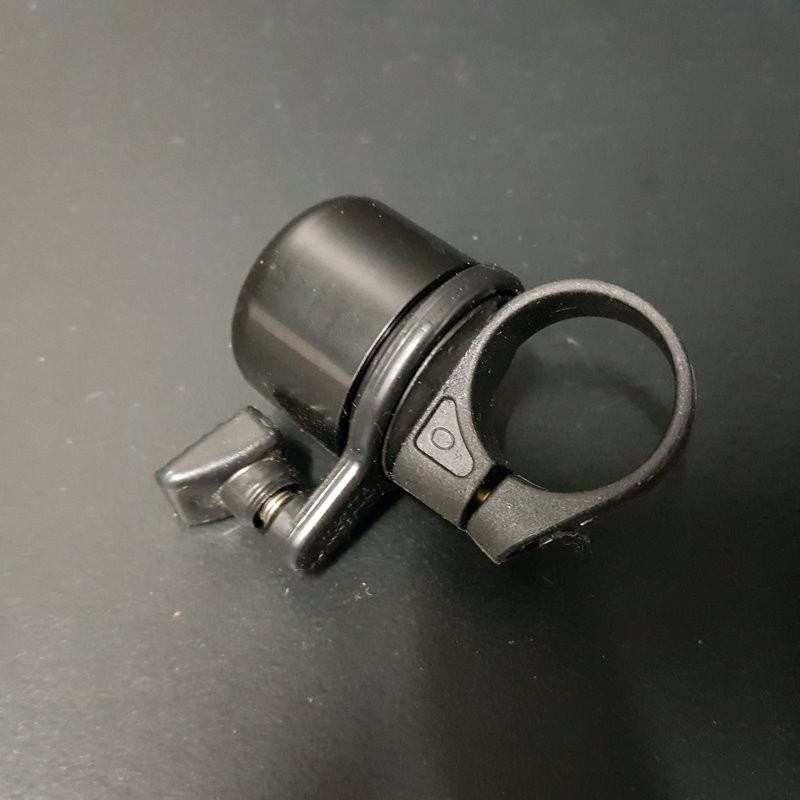 Campanello in alluminio nero (Ref 22)