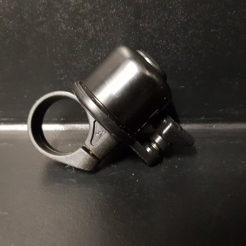 Türklingel aus schwarzem Aluminium (Ref 22)