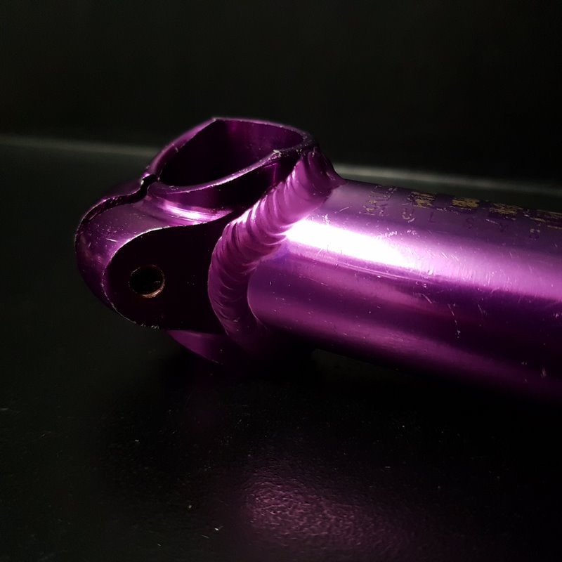 Potencia MTB de la vieja escuela "UNO purple" 110 mm (Ref 782)