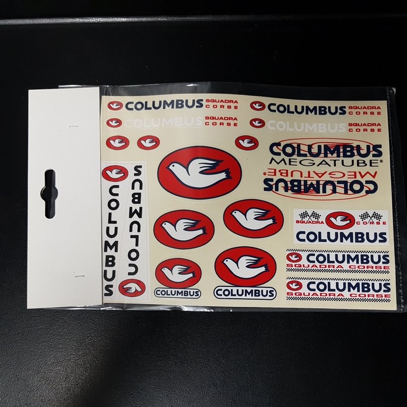 Planche de stickers "COLUMBUS MEGATUBE" N.O.S