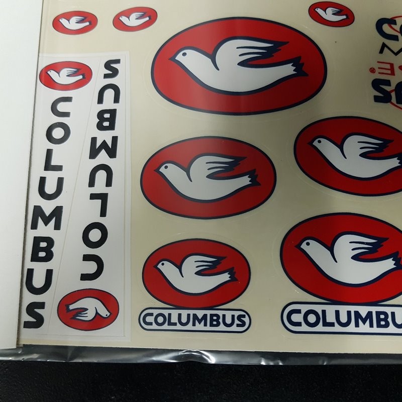 Sticker sheet "COLUMBUS MEGATUBE" N.O.S