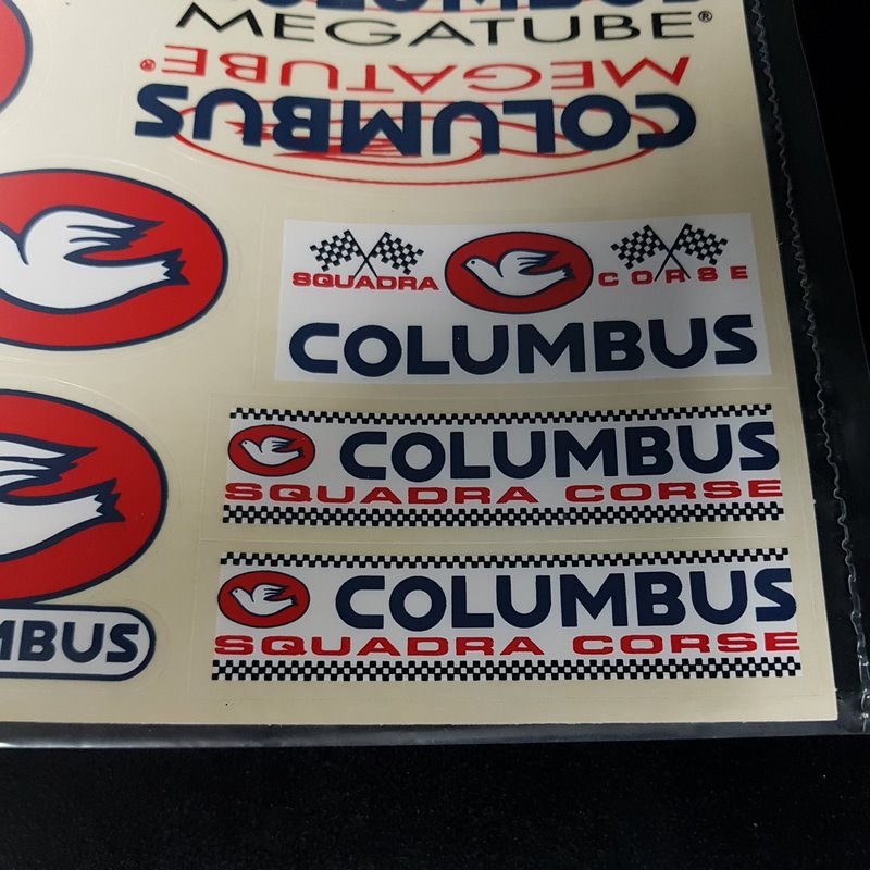 Planche de stickers "COLUMBUS MEGATUBE" N.O.S