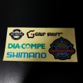 Stickers Board N. O. S "SHIMANO/WHITE INDUSTRIE/MARIN / DIA COMPE / GRIP SHIFT" (Ref 01)