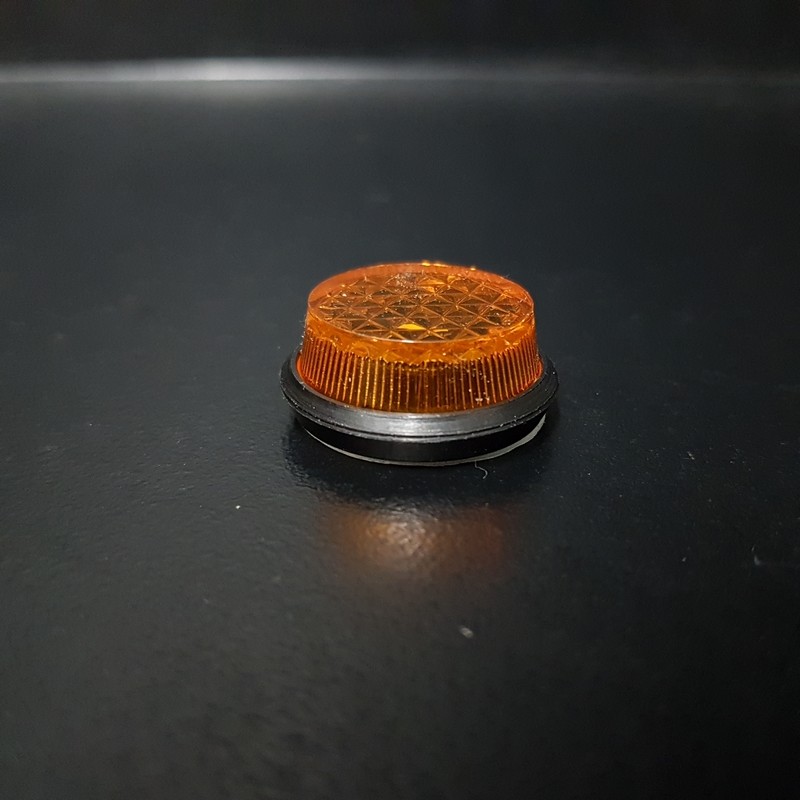 Reflector de plástico adhesivo naranja N. O. S (Ref 18)
