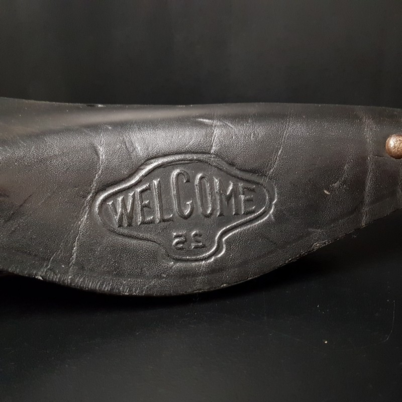 Sillín de piel "WELCOME" N. O. S (Ref 511)