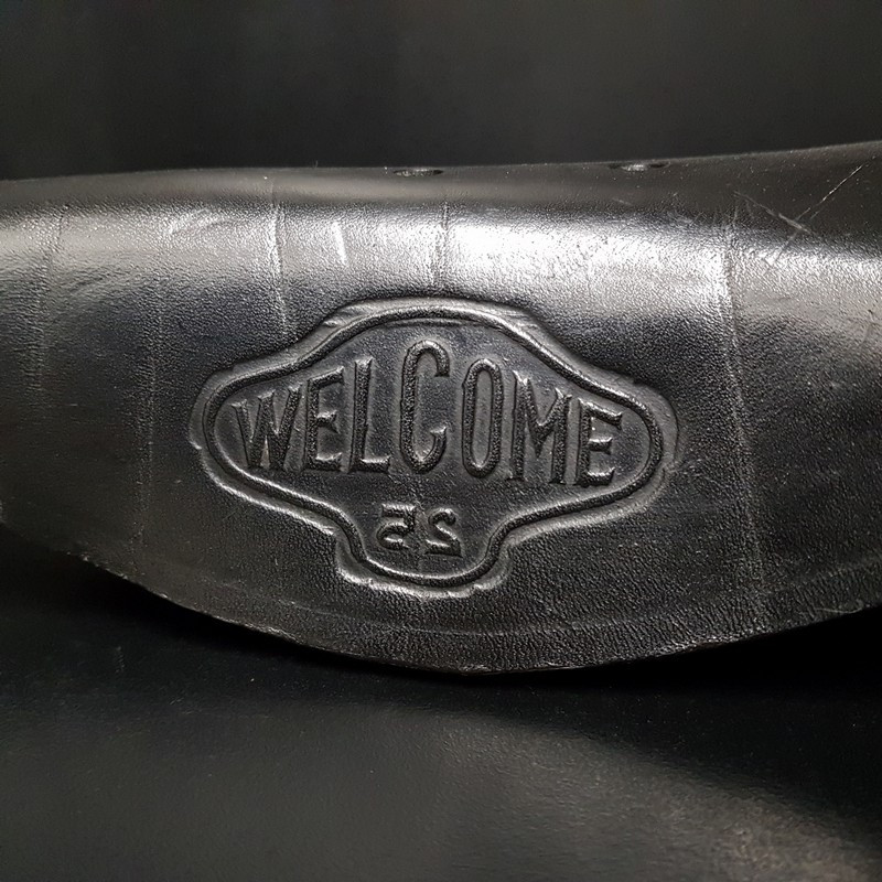 Sillín de piel "WELCOME" N. O. S (Ref 511)