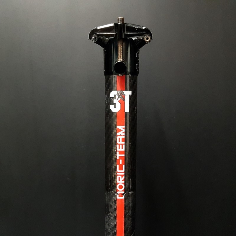 Tige de selle "3ttt DORIC TEAM" Ø 31.6 (Ref 574)