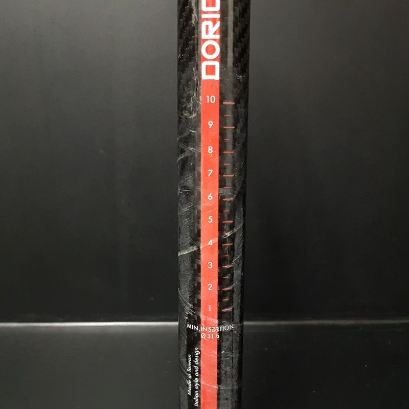 Tige de selle "3ttt DORIC TEAM" Ø 31.6 (Ref 574)