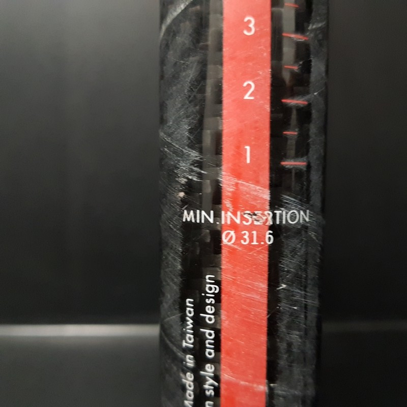 Seatpost "3ttt DORIC TEAM" Ø 31.6 (Ref 574)