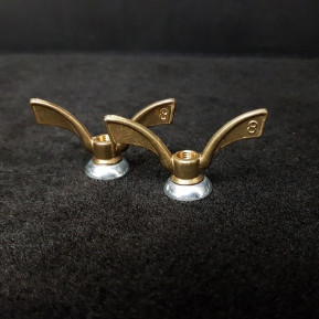 N.O.S "SOVA Laiton" 8 mm butterfly clamp (Ref 113)