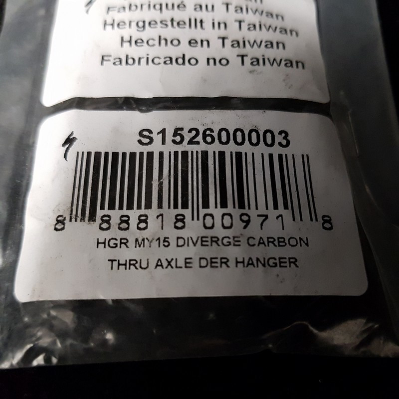 Ausfallende des Schaltwerks "SPECIALIZED DIVERGE und andere" Achse 12mm (Ref 01)
