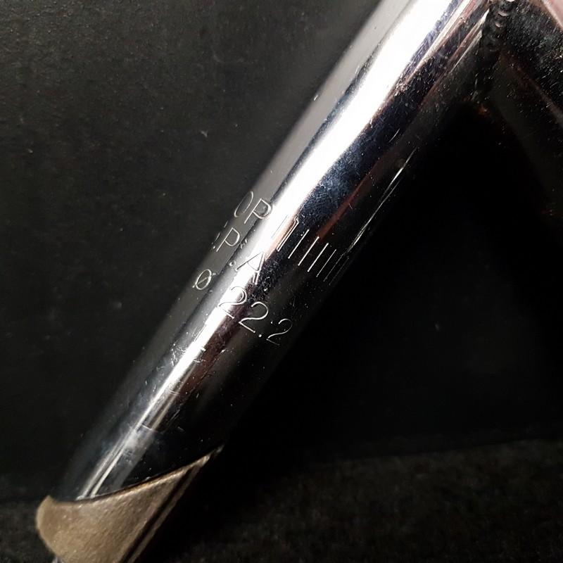Stelo in acciaio cromato 3ttt 100 mm (rif. 856)