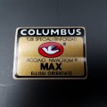 Sticker frame "COLUMBUS MAX" N.O.S