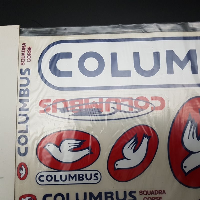COLUMBUS" sticker sheet N.O.S