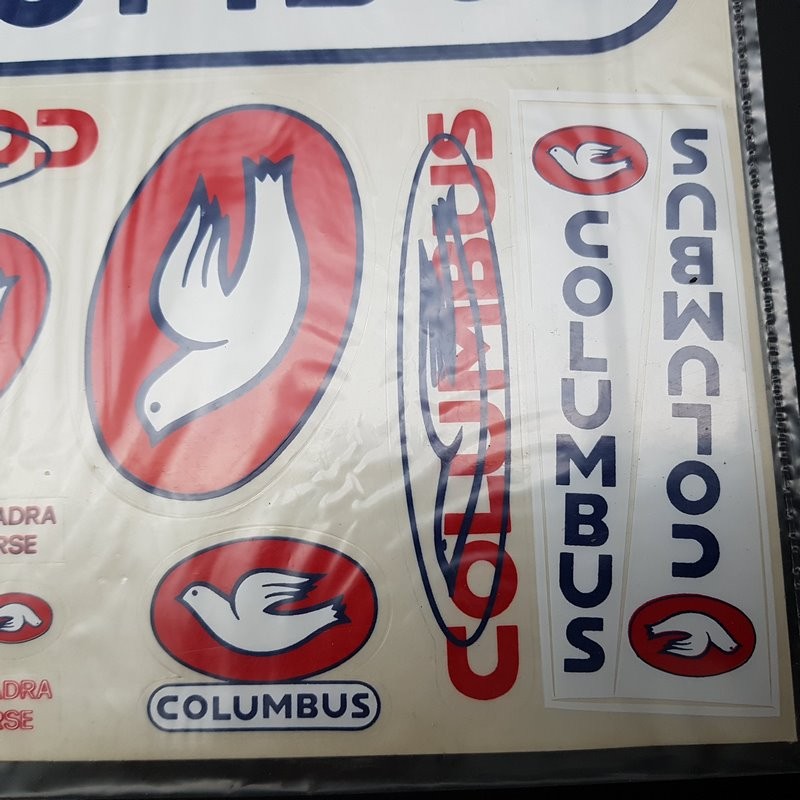 COLUMBUS" sticker sheet N.O.S
