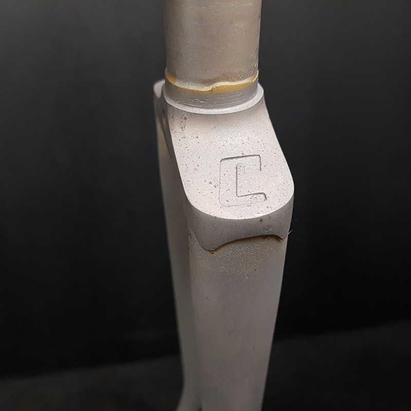Horquilla de acero arenado COPPI 700 (Ref 202)