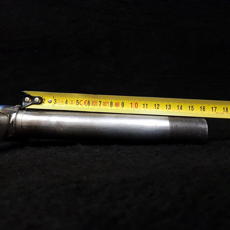 Gabel Stahlkopf verchromt (Ref 206)