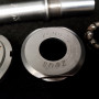 Eje pedalier N.O.S "ZEUS con chaveta" 127 mm 25 x 1 (Ref 432)