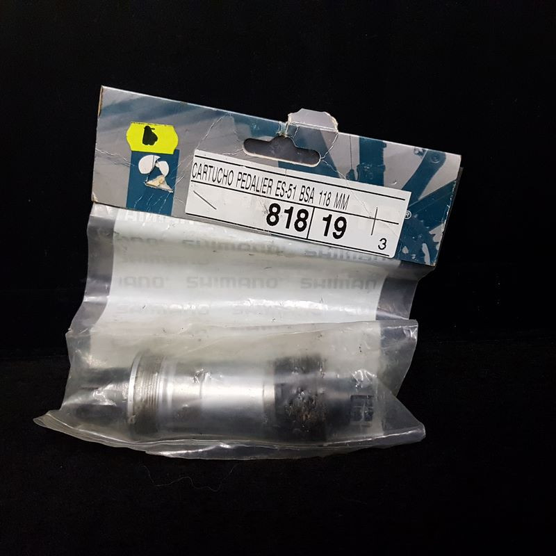 OCTALINK "SHIMANO BB-ES51" bottom bracket axle 118mm 1.37 x 24 (Ref 404)