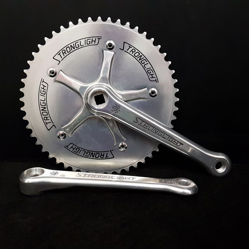 STRONGLIGHT DELTA 182.5mm N.O.S crankset (Ref 896)