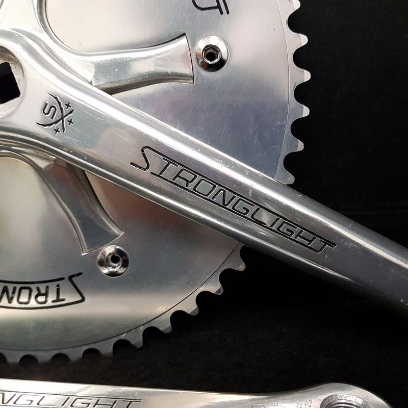 STRONGLIGHT DELTA 182.5mm N.O.S crankset (Ref 896)