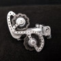 Hinterer Umwerfer "CAMPAGNOLO RECORD DRILLED "6v (Ref 1604)