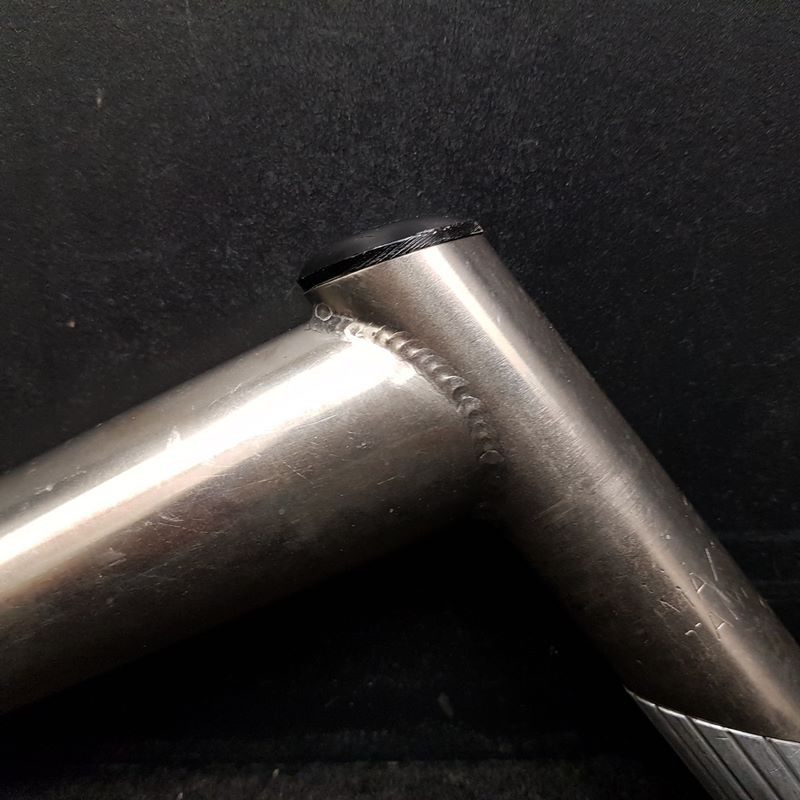 Attacco KALIN ACIER BROSSE" 130 mm N.O.S. (rif. 940)
